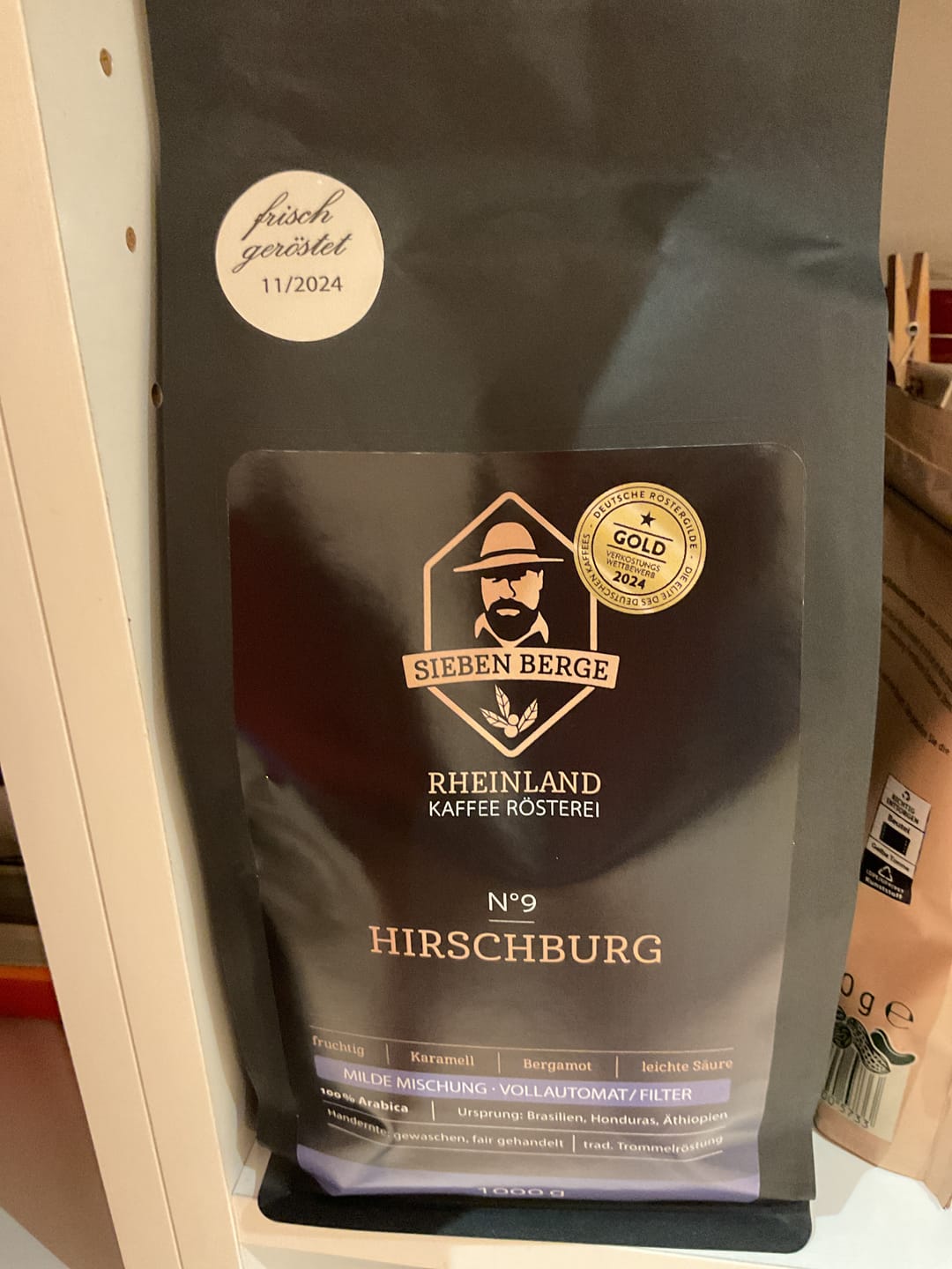 Customer photo review of N°9 Hirschburg Kaffeebohnen               Vollautomaten  I Filter Mischung