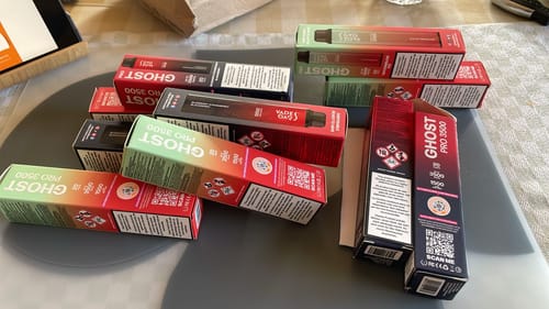 Customer photo review of Ghost® Pro 3500 - Puff Jetable / Vape Disposable 2% Nicotine
