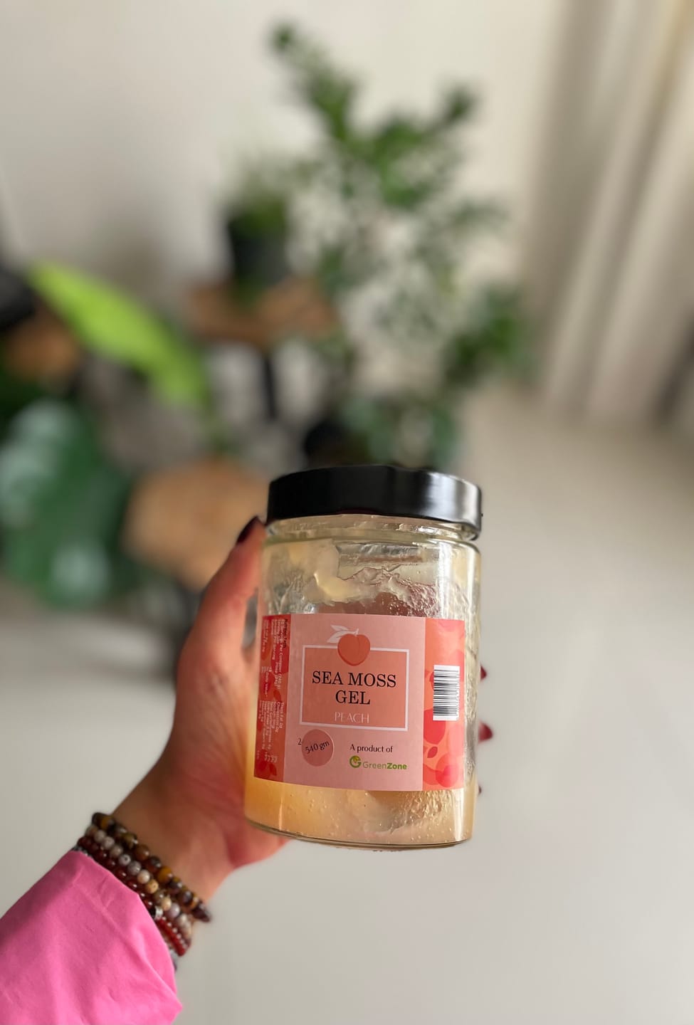 Customer photo review of Sea Moss Gel with Peach (540gm)