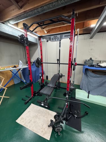 Customer photo review of EVOLPOW M2D Brute All-in-One Smith Machine Home Gym