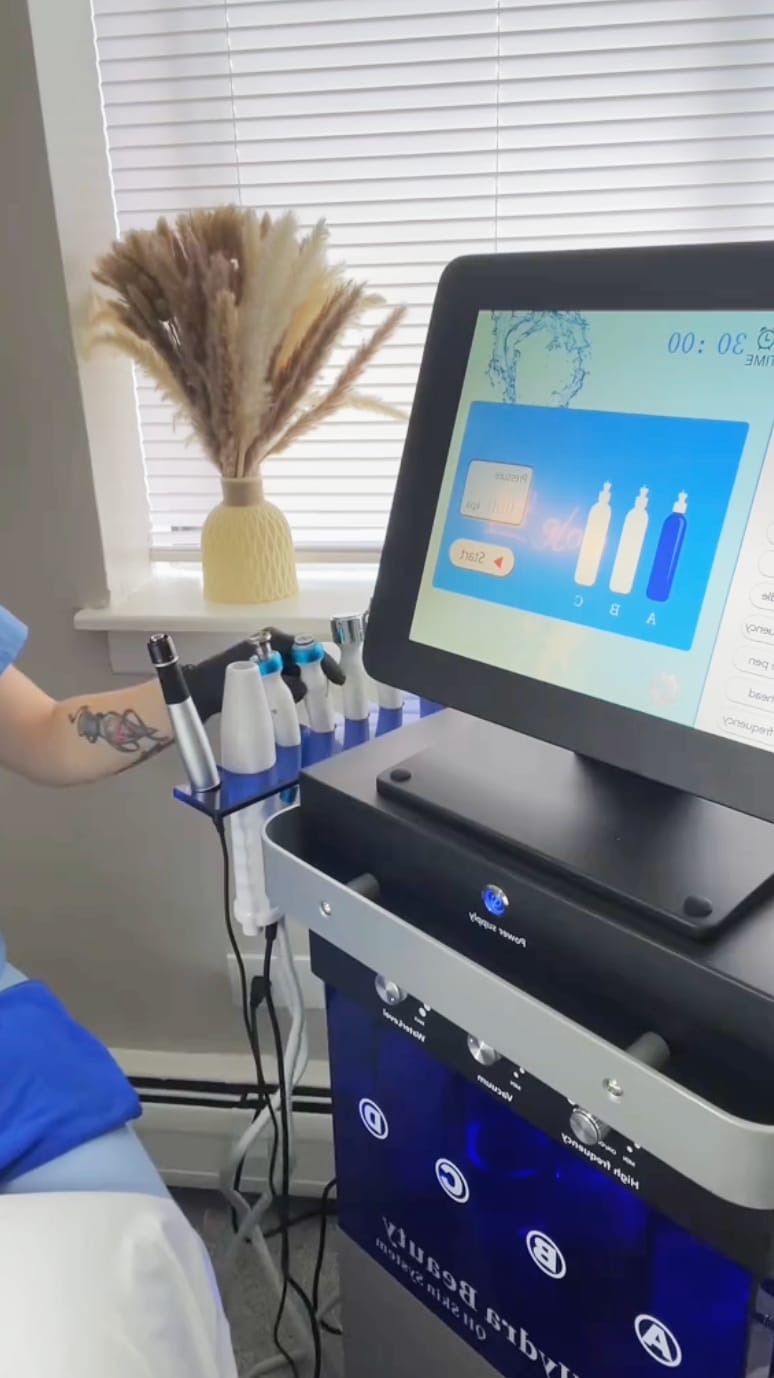 Customer photo review of Hydra Dermabrasion Facial Machine Professional