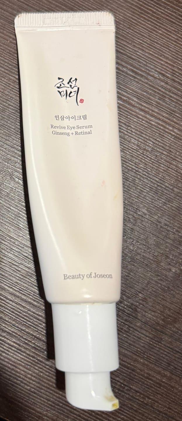 Customer photo review of REVIVE EYE SERUM : GINSENG + RETINAL 30ml