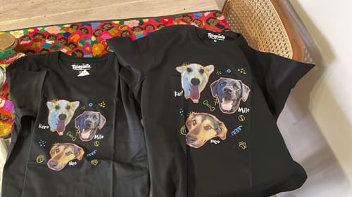 Customer photo review of Polera Personalizada Mascota Personalizada (como tú quieras)