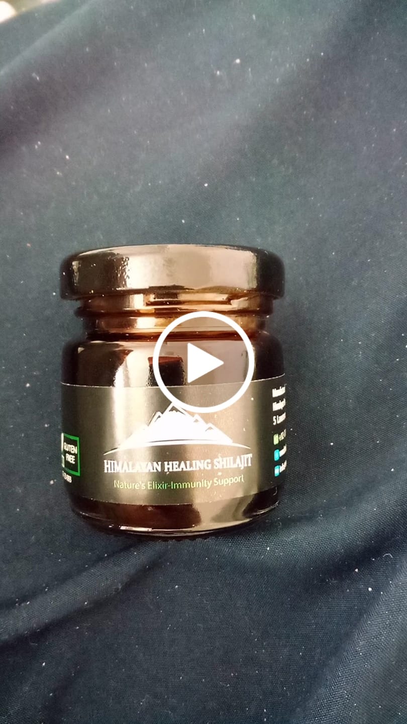 Customer video review of Pure Himalayan Shilajit | Gold Grade Quality - 50Gram