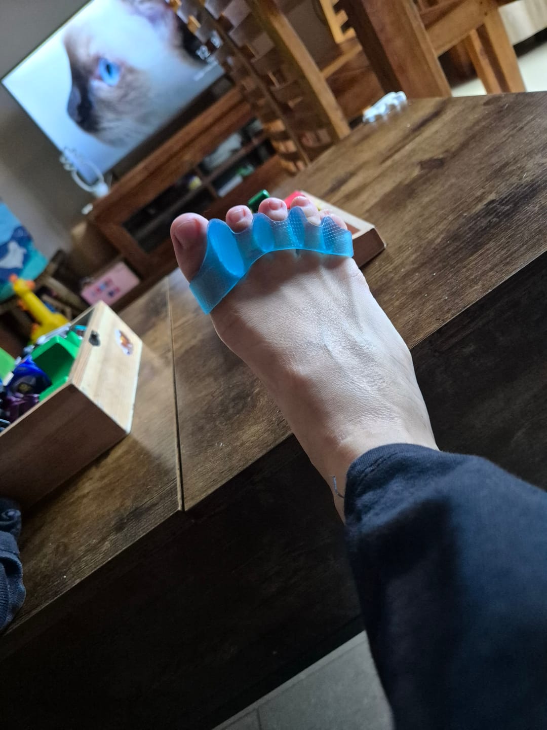 Customer photo review of Separadores de dedos- ADVANCED