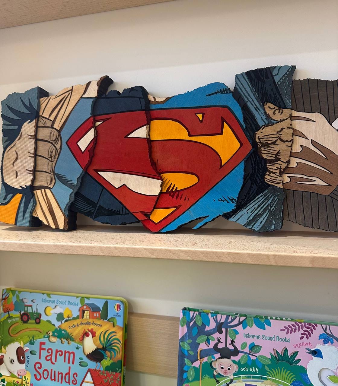 Customer photo review of SUPERMAN THROUGH THE YEARS POSTER