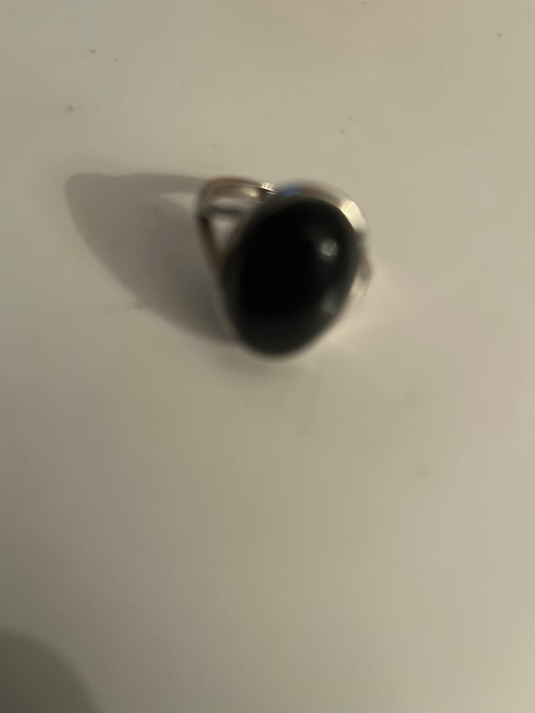 Customer photo review of Bague Ajustable "Guérison de L'Âme" en Obsidienne Œil Céleste & Argent