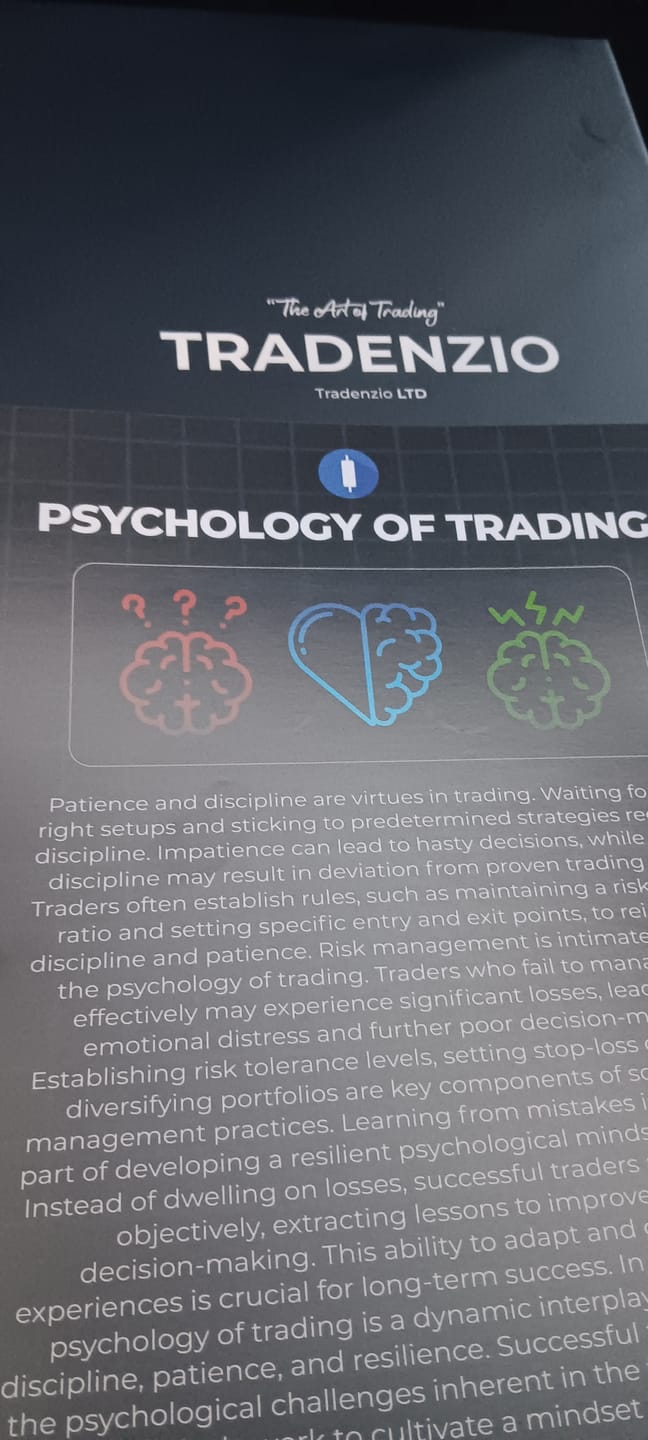 Customer photo review of The Art of Trading Physical Book