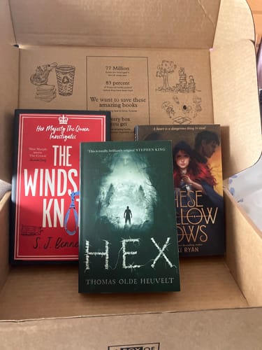 Customer photo review of Crime, Mystery & Thriller Box of 4 Surprise Books