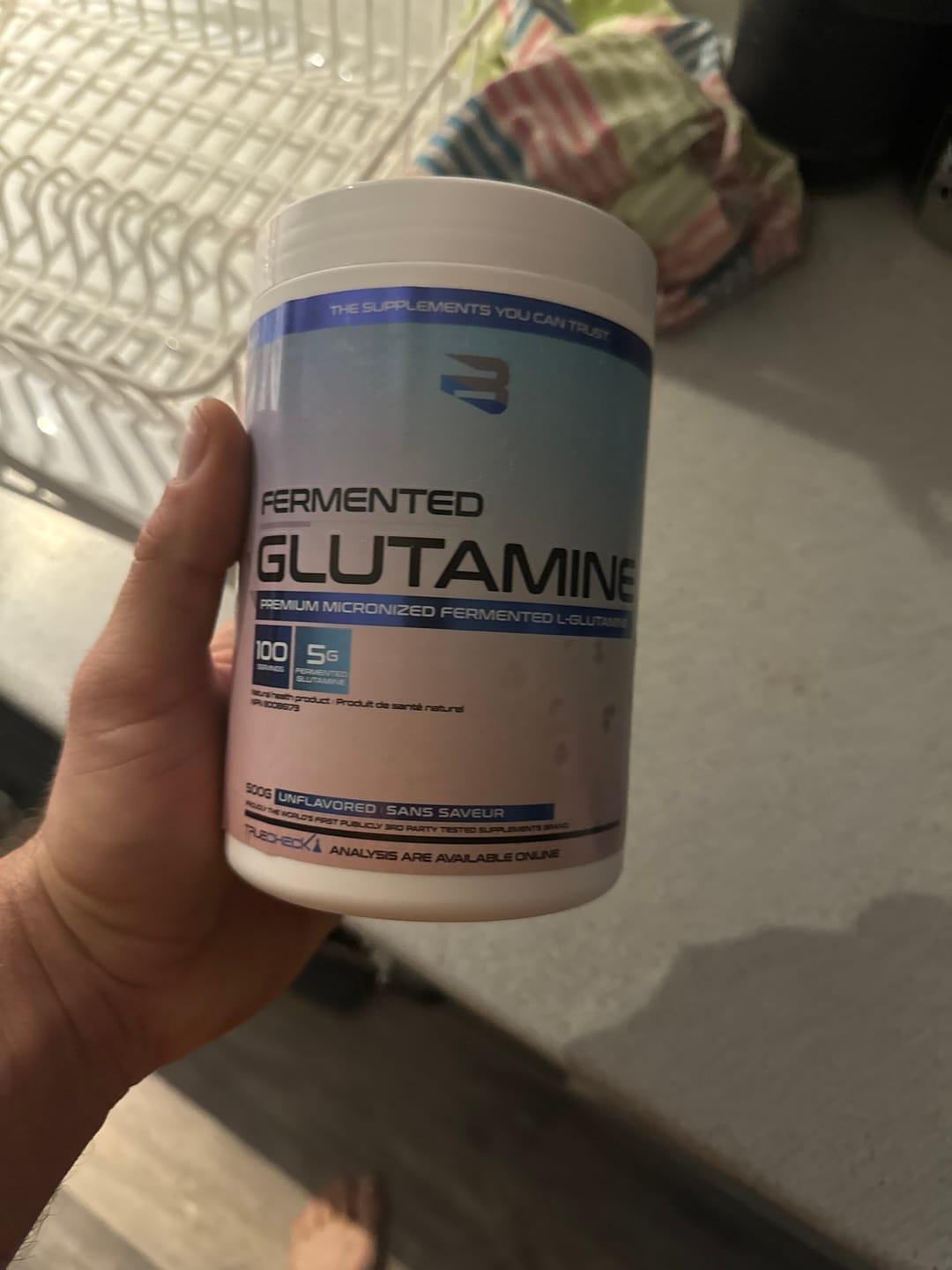 Customer photo review of Glutamine