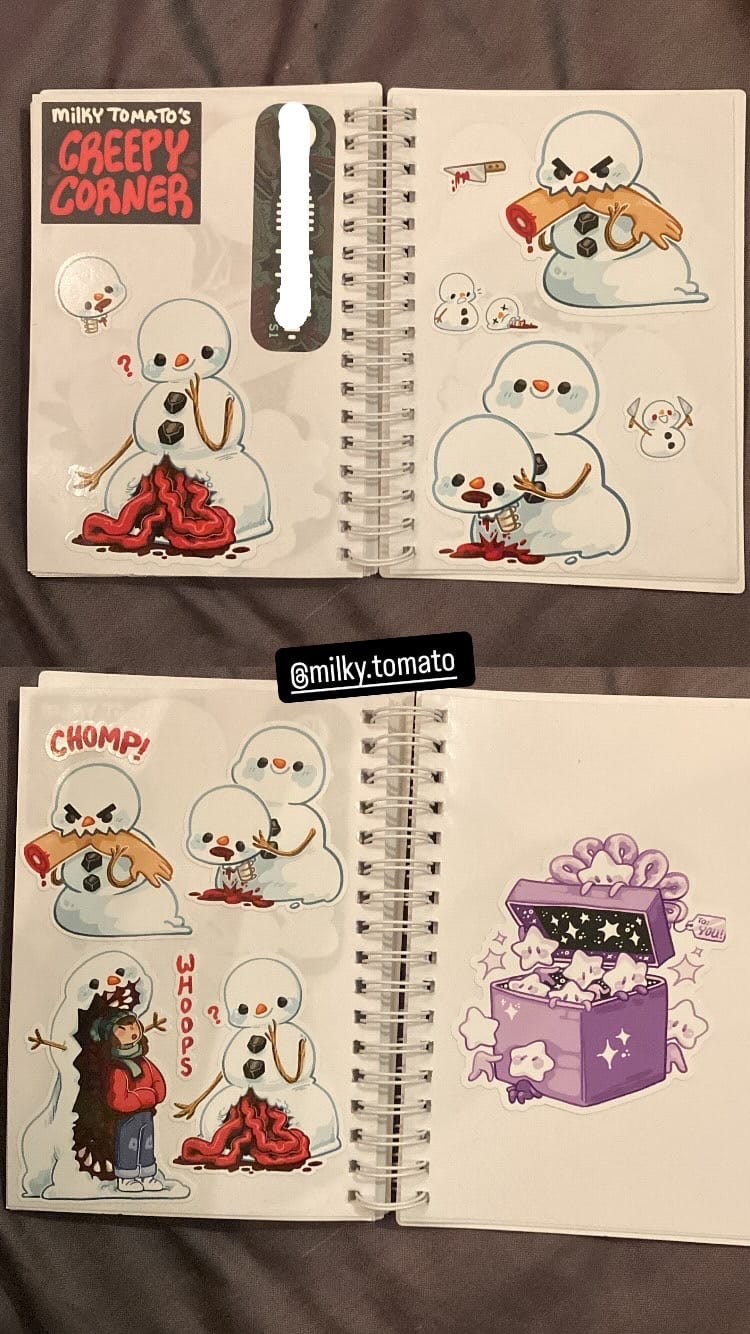 Customer photo review of Milky's Creepy Corner
