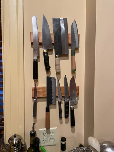Customer photo review of Nigara Hamono AS Tsuchime Migami Santoku 180 mm
