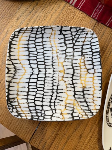 Customer photo review of Mock Croc - Mesh Stencil 12x18