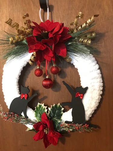 Customer photo review of Unfinished Wood Playing Cat Shape - Craft - up to 36"