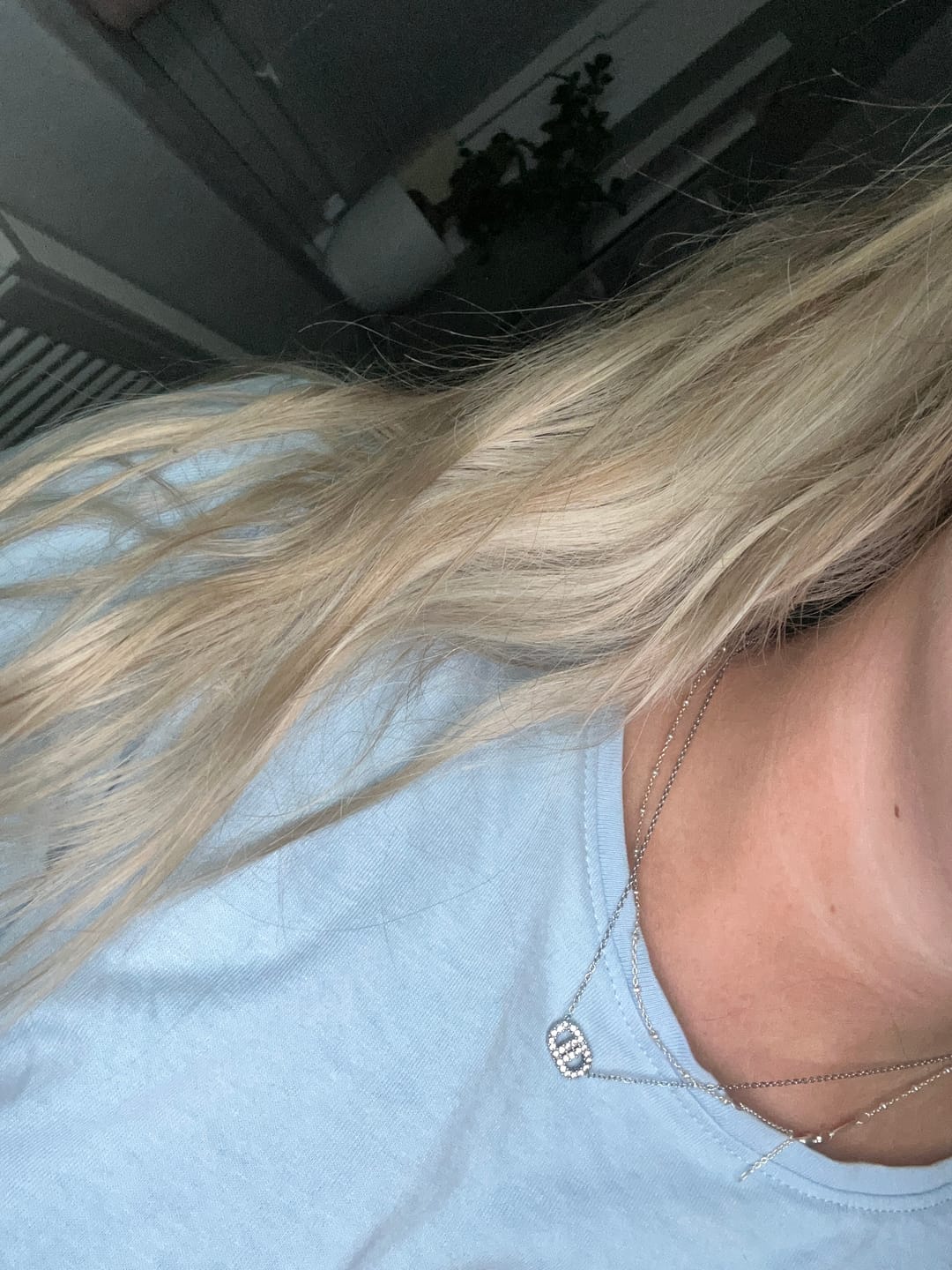 Customer photo review of Deluxe Pave Kette 14K Vergoldet