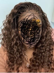 Customer photo review of Deep Twist Braid Wig - Kehinde