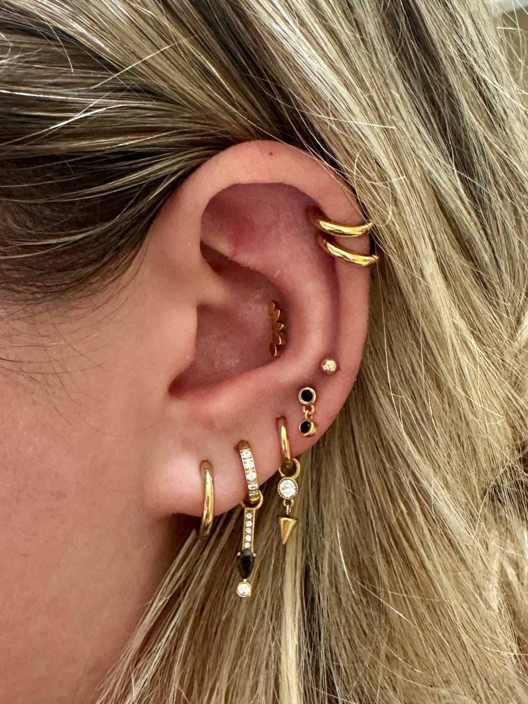 Customer photo review of Baby Dagger Charm
