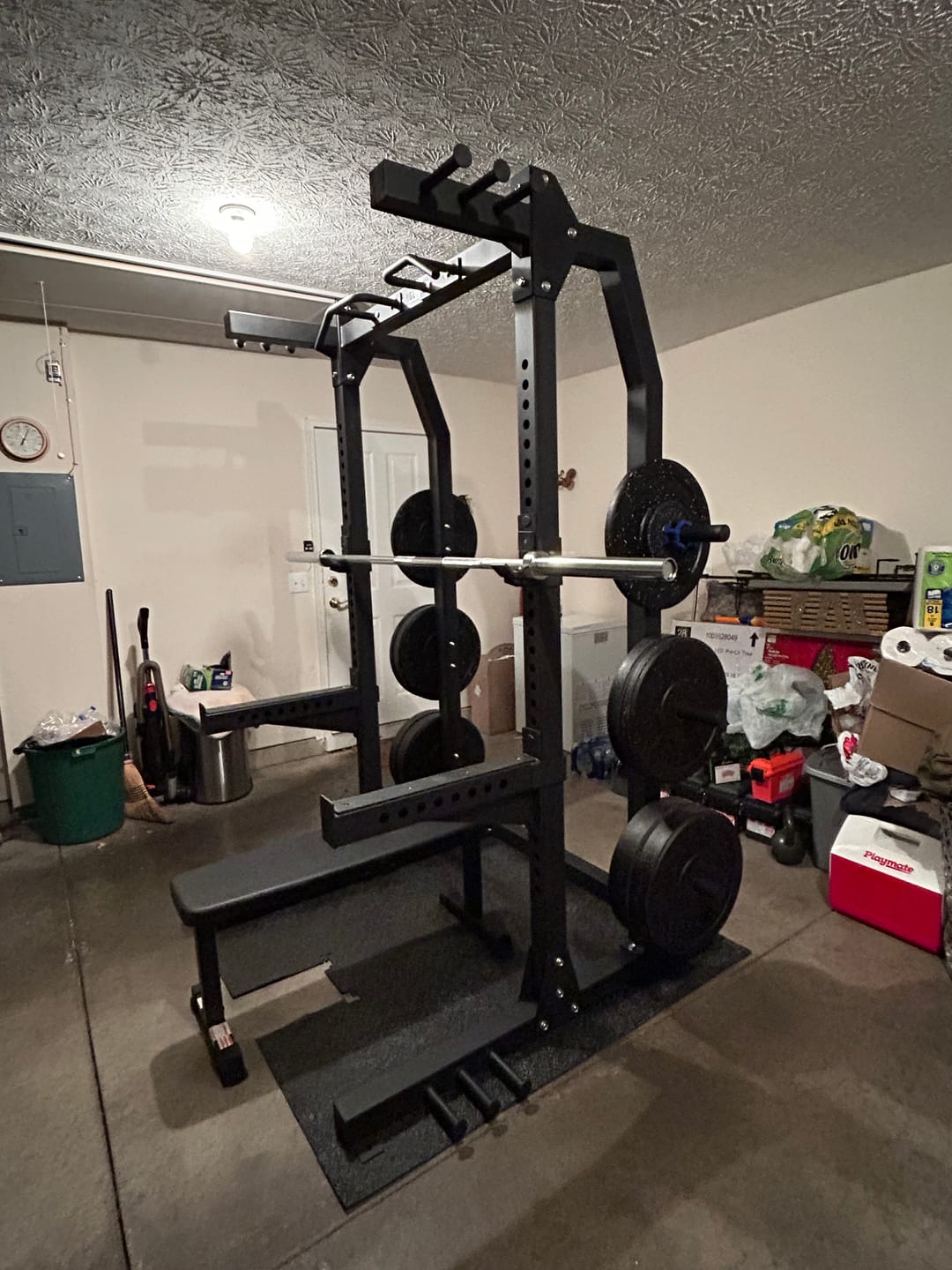 Customer photo review of HGL Half Cage Squat Rack