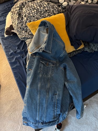 Customer photo review of Denim Dan – Classic Denim Jacket