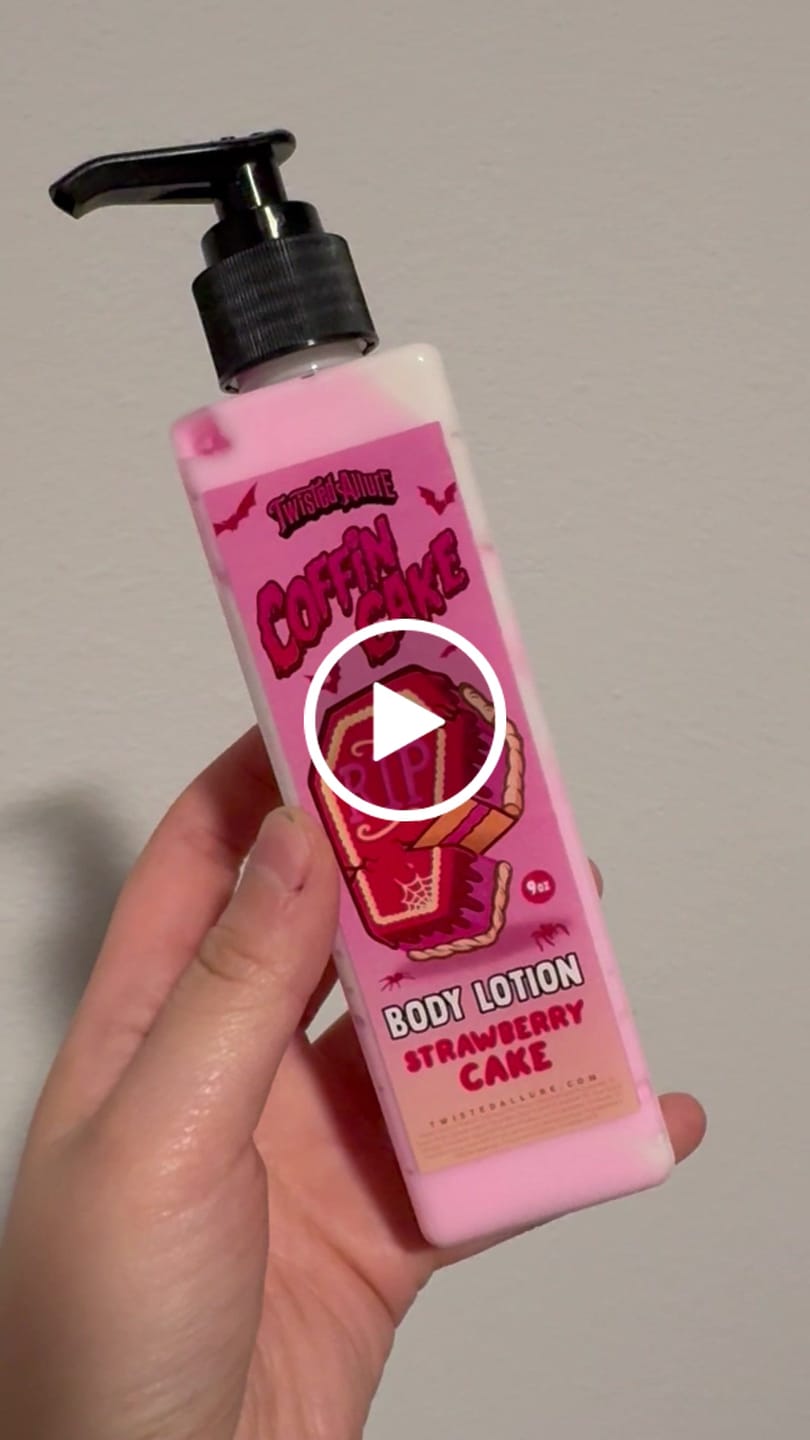 Customer video review of Coffin Cake Body Lotion