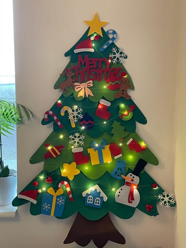 Emma A. review of Felt Christmas Tree - Montessori Kids Toy image 1 out of 1