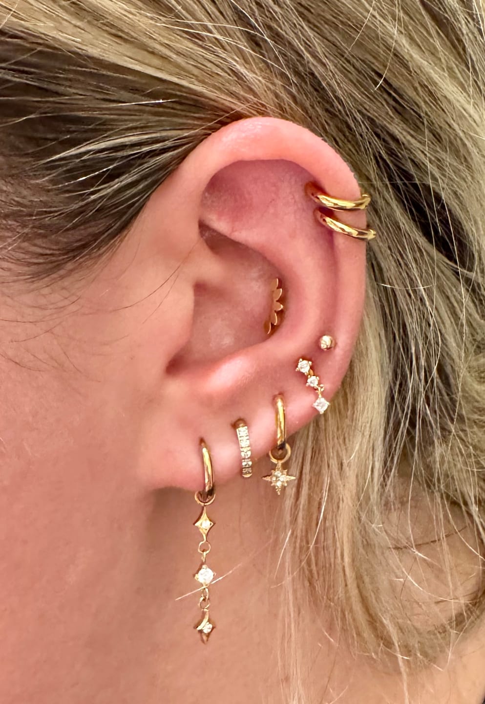 Customer photo review of Icy North Star Charm