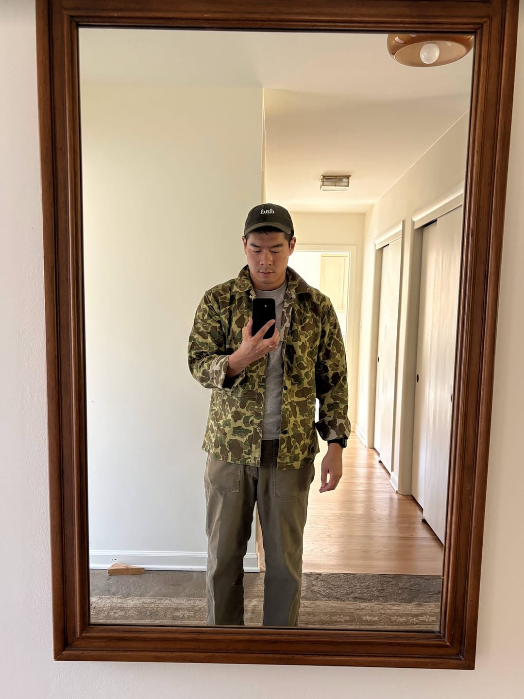 Customer photo review of WWII USMC Type P-44 HBT Duck Hunter Camo Jacket