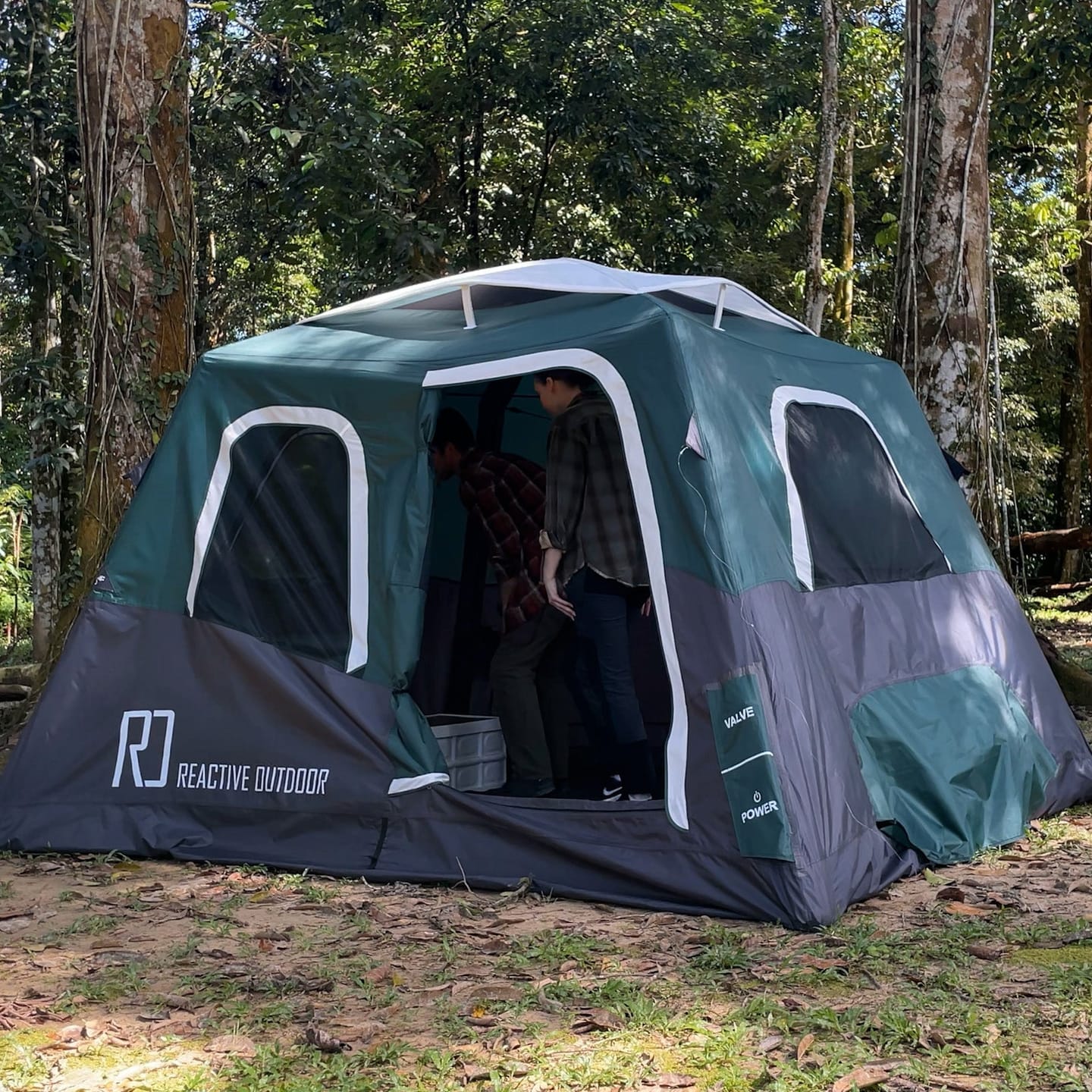Customer photo review of 2-Step Cabin Tent
