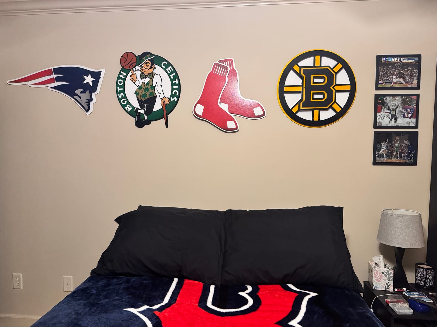 Customer photo review of New England Patriots 3D Vintage Metal Wall Art