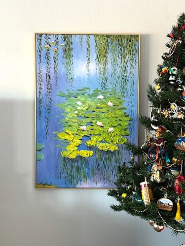 Customer review photo for Plaster Art Texture Painting #SG038