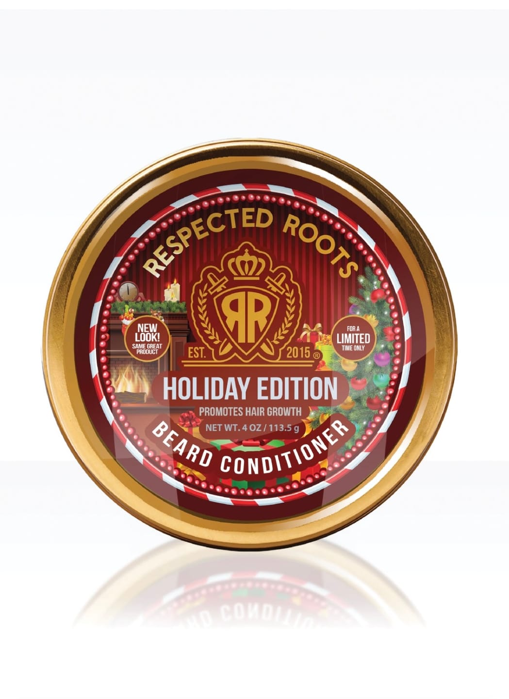 Customer photo review of Limited Edition Respected Roots Beard Conditioner - Holiday Scented (4 oz.)
