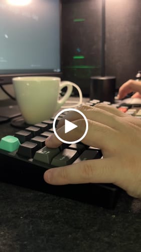 Customer video review of HMX XINHAI LINEAR SWITCH FACTORY LUBED EDITION (10PCS)