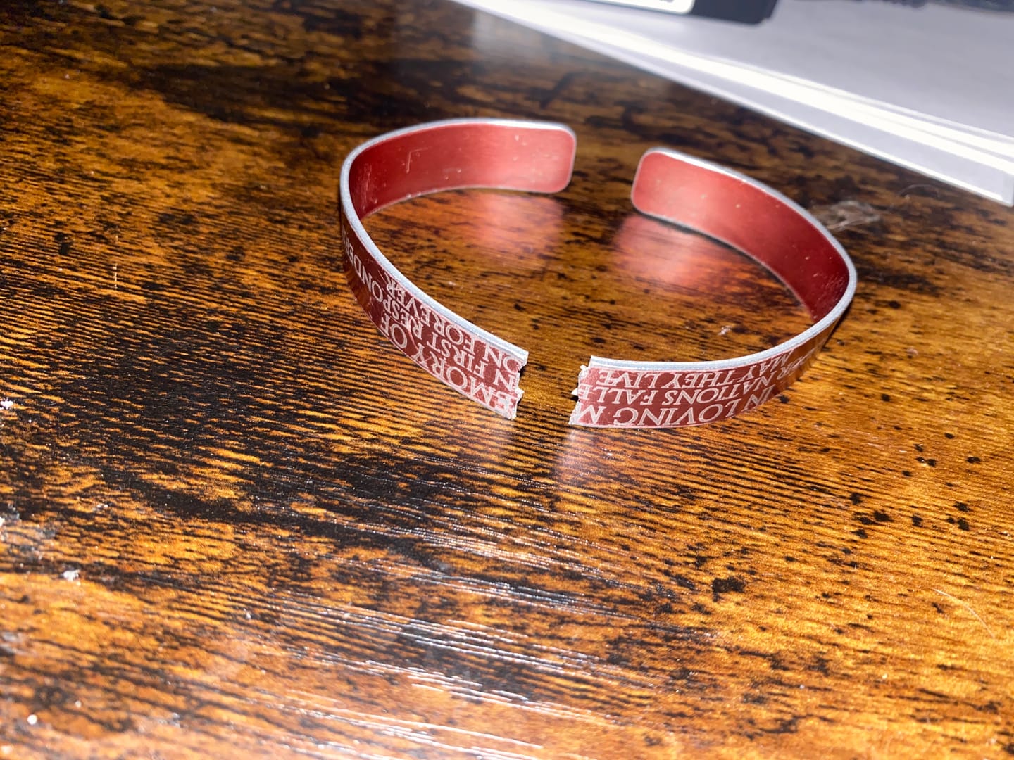 Customer photo review of First Responders Memorial Bracelet