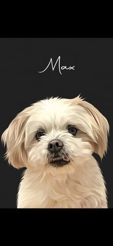 Customer photo review of Pet Art Canvas Wrap