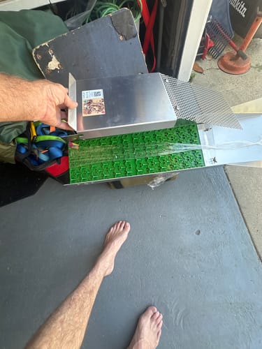 Customer photo review of 888 Gold Rat sluice - with Mini cell Dream mat