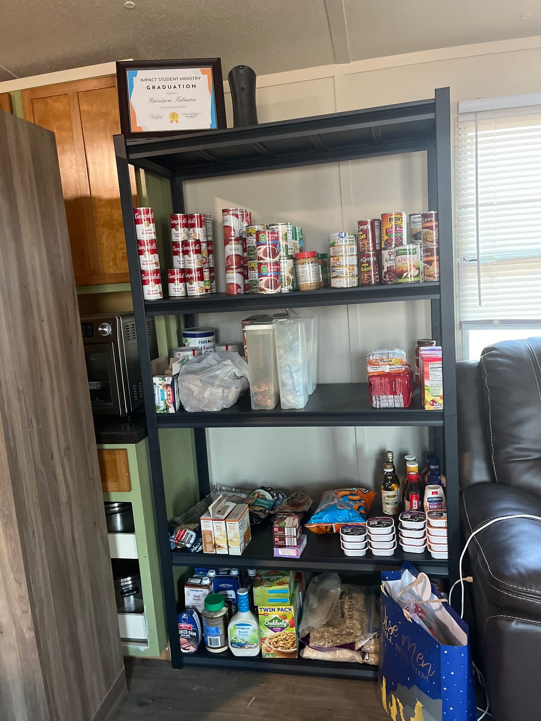 Customer photo review of REIBII 72" H Heavy Duty Garage Shelving, Adjustable Storage Shelving Basement Shelving for Warehouse