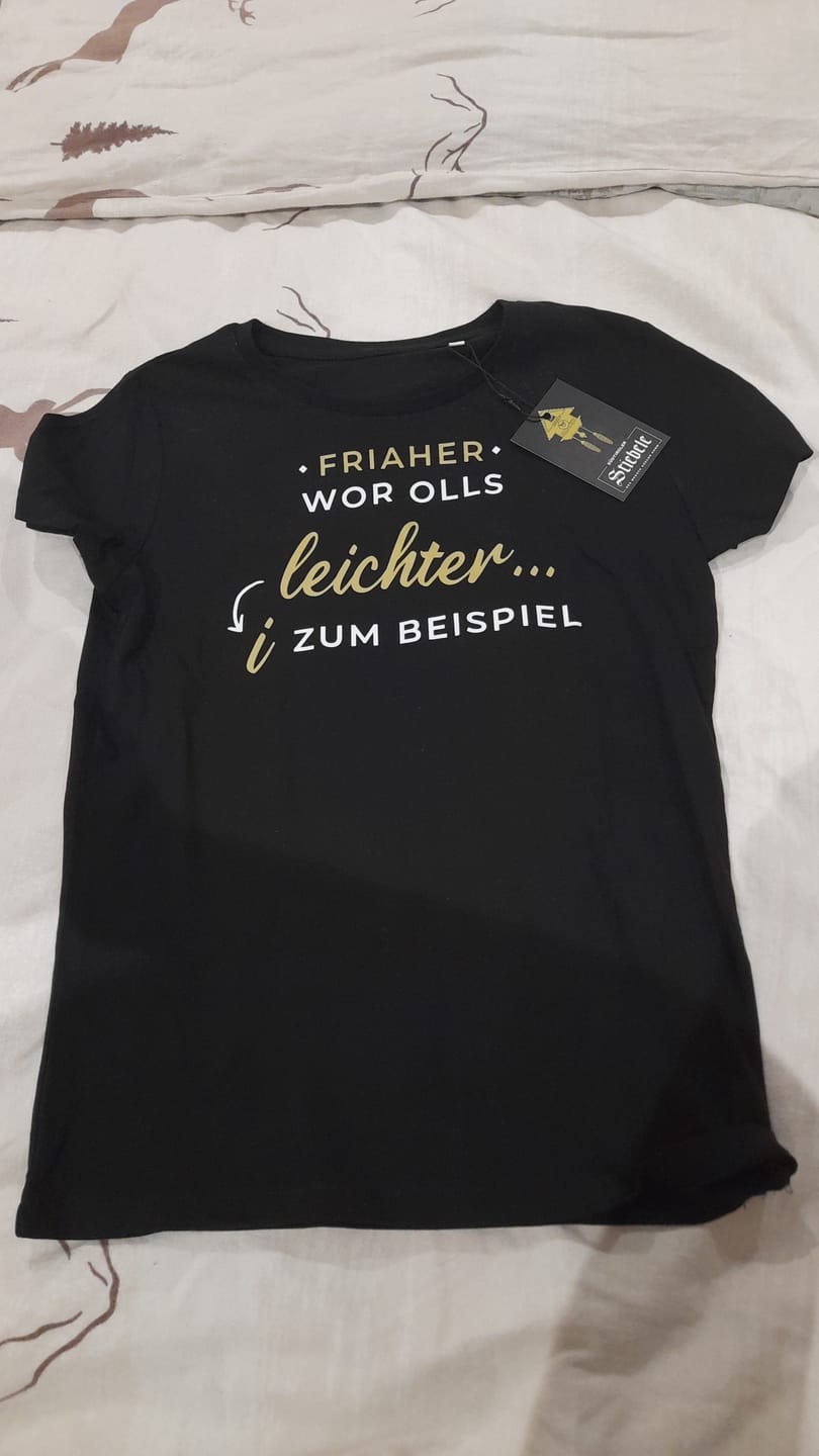 Customer photo review of Friaher wor olls leichter - Damen Shirt Bio