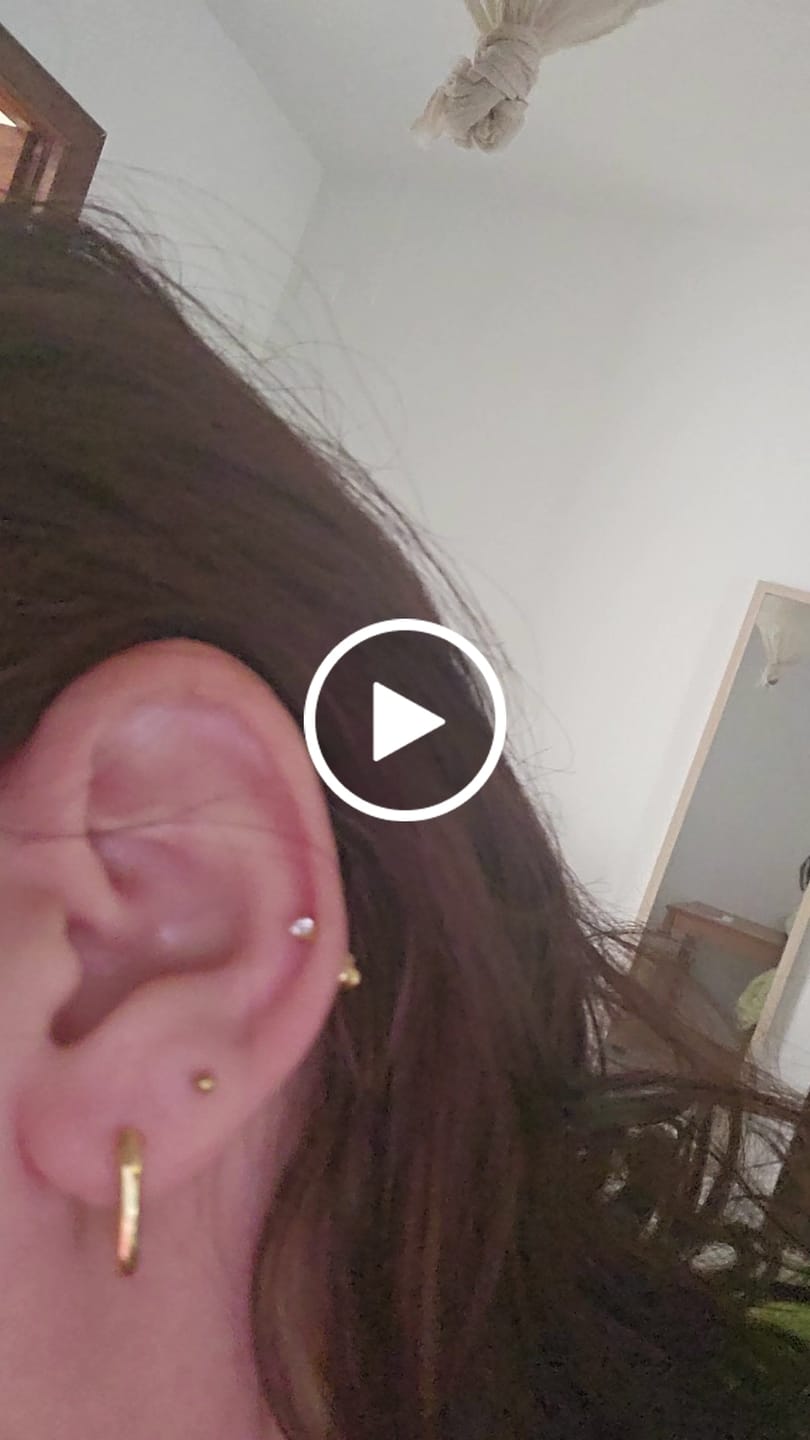 Customer video review of Pendientes Eslabón