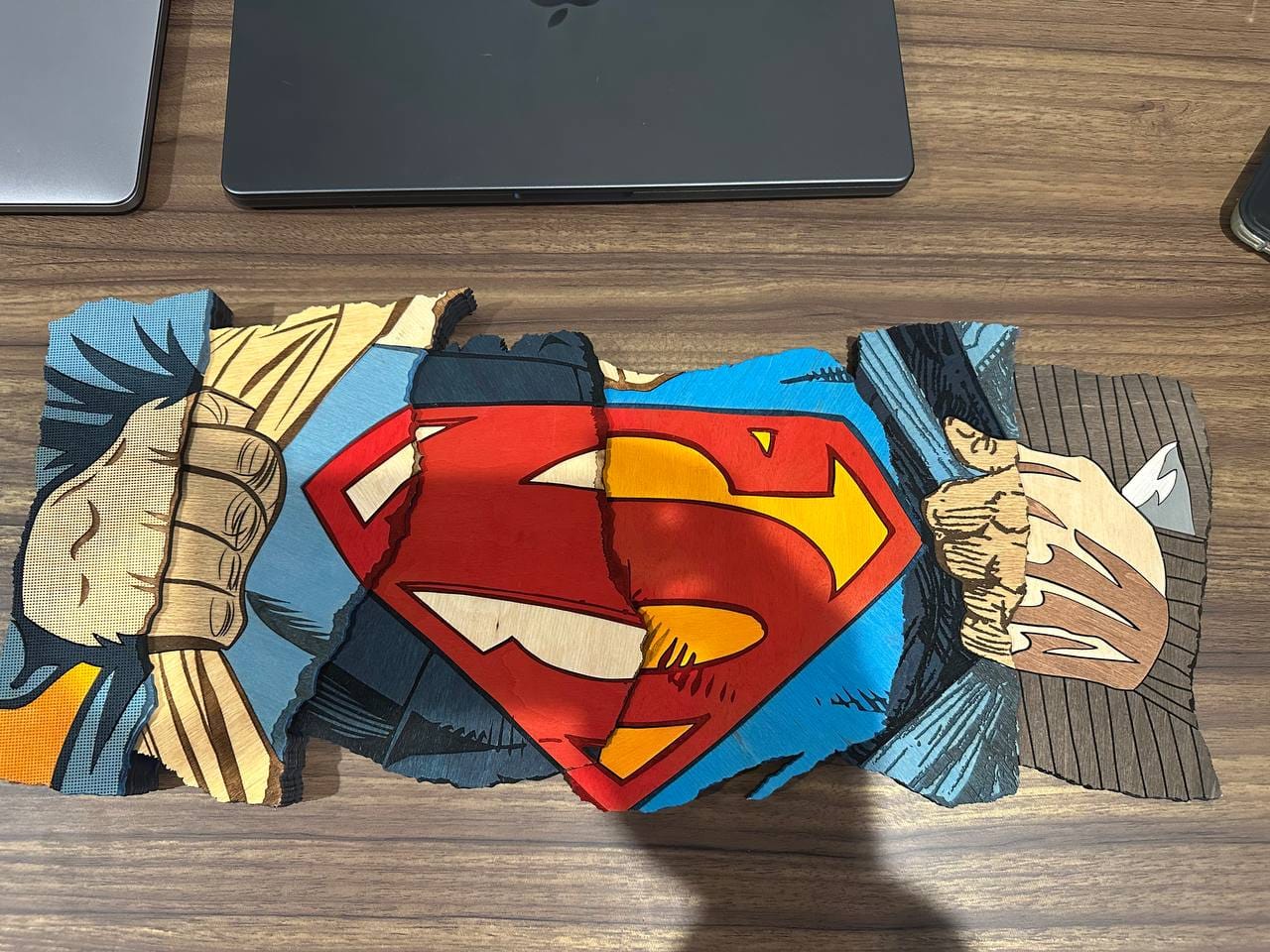 Customer photo review of SUPERMAN THROUGH THE YEARS POSTER