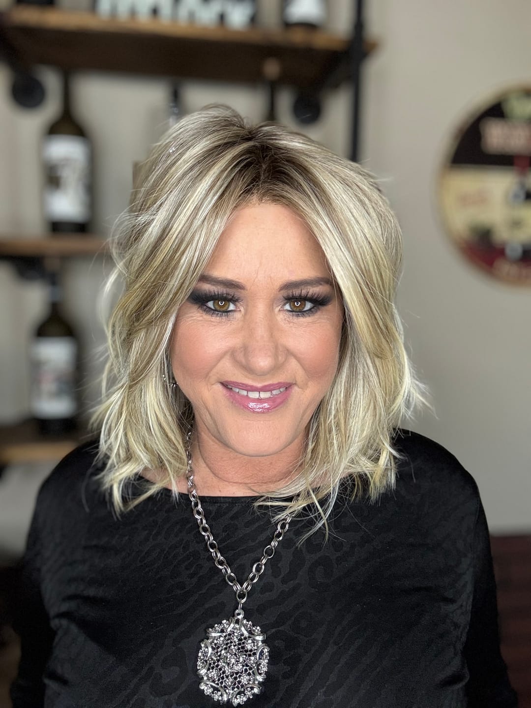 Customer photo review of CURRENT EVENT - Sunlit Beige Blonde