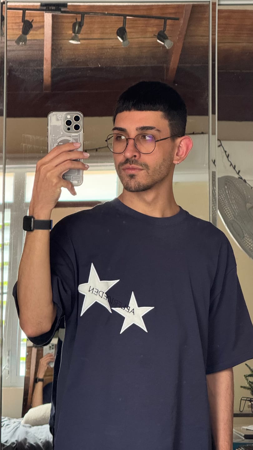 Customer photo review of Aelfric Eden Embroidery Star Tee