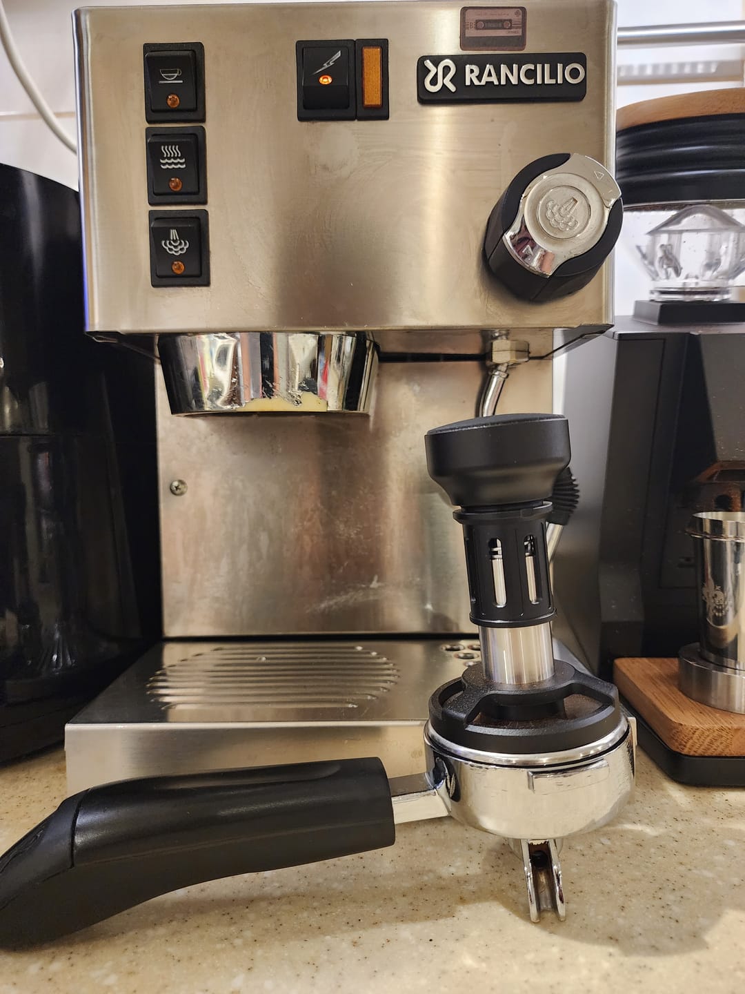 Customer photo review of MHW-3BOMBER YU Series Force Impact Espresso Tamper 51/53/58mm