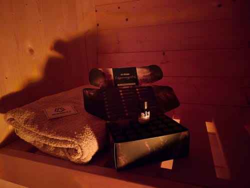 Customer photo review of Sauna Aufguss Konzentrat Discovery Box 24er