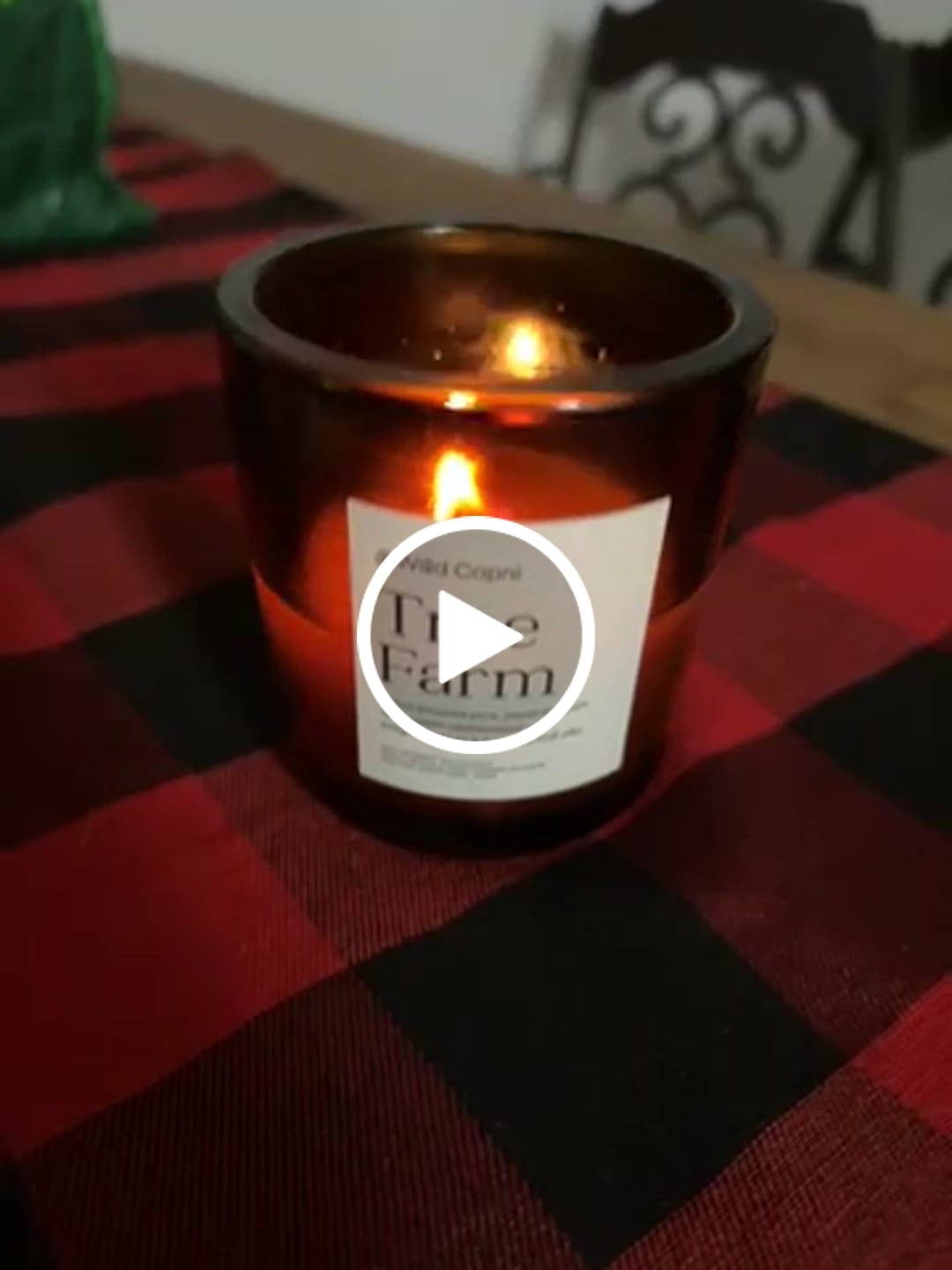 Customer video review of Fireside Candle