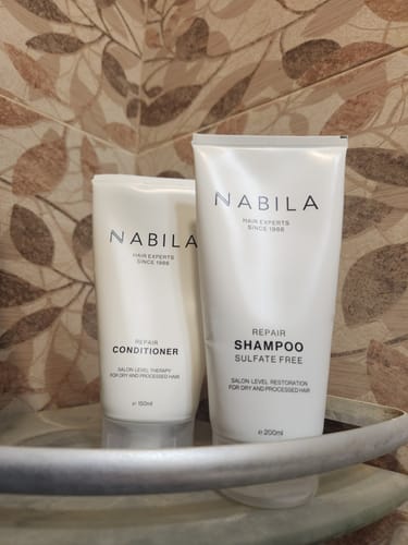 Customer photo review of NABILA Hair Repair Conditioner 150ml