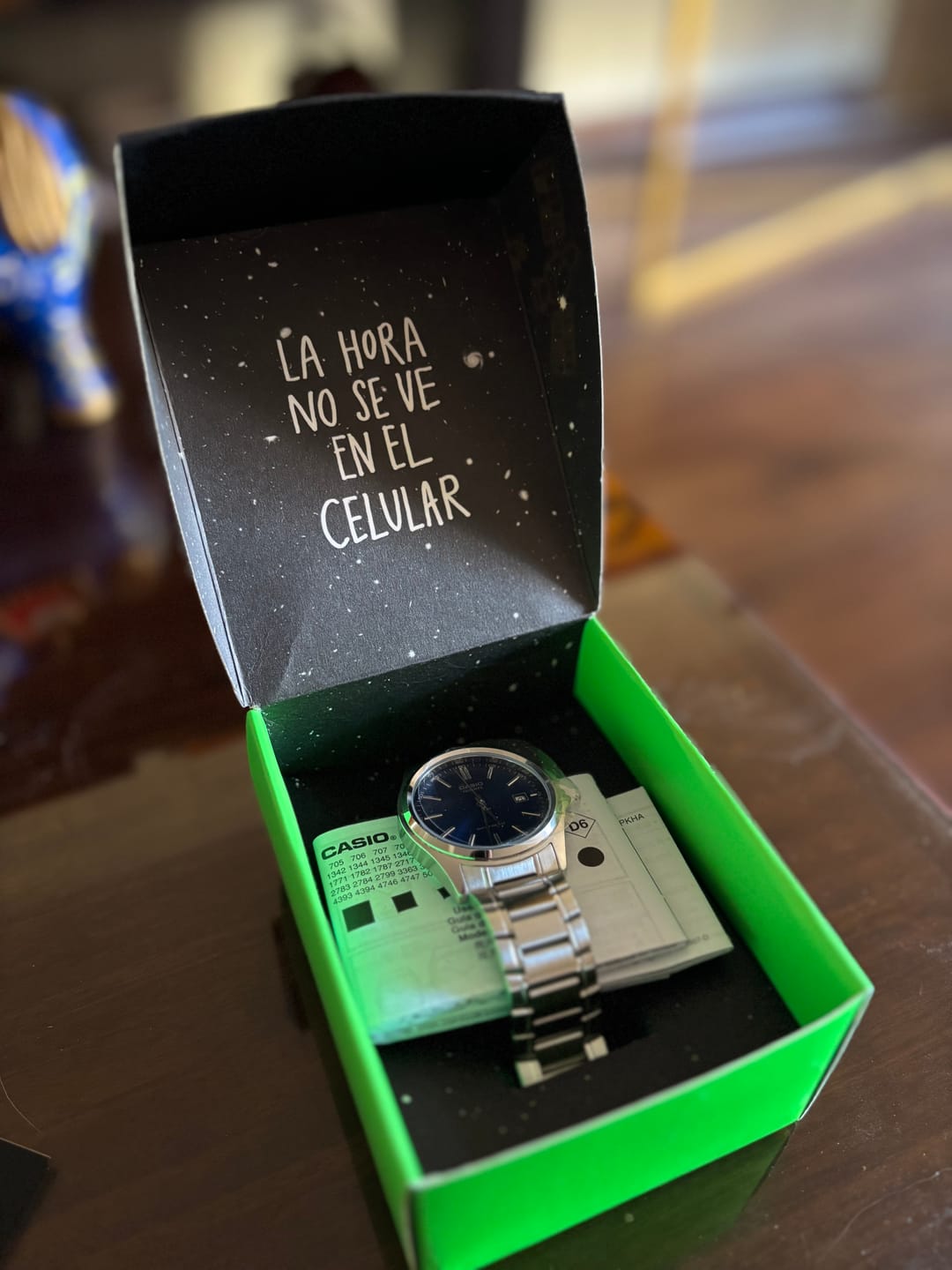 Customer photo review of Reloj Casio Análogo MTP-1183A-2A Azul Acero Inoxidable