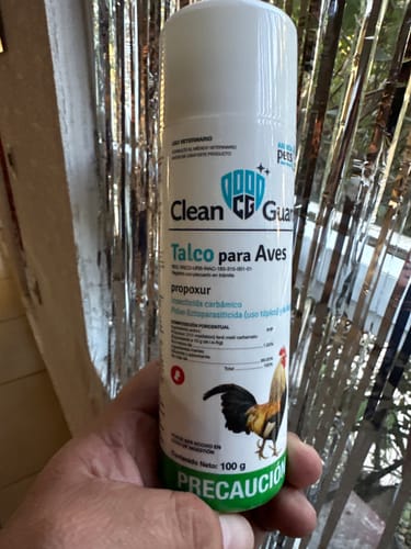 Customer photo review of Clean Guard Talco para Aves
