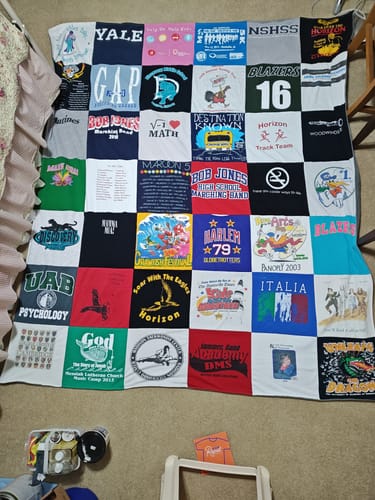 T-shirt quilt featuring university of alabama at birmingham blazers by DeNeen from AL