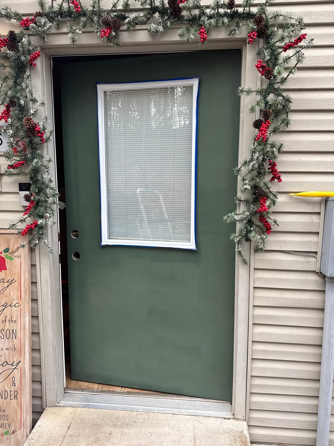 Customer photo review of Clear 1 Lite Glass and Frame Kit (Half Lite)