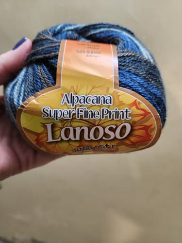 Customer photo review of Lanoso Alpacana Super Fine Print
